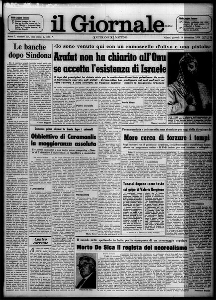 Il giornale nuovo : quotidiano del mattino